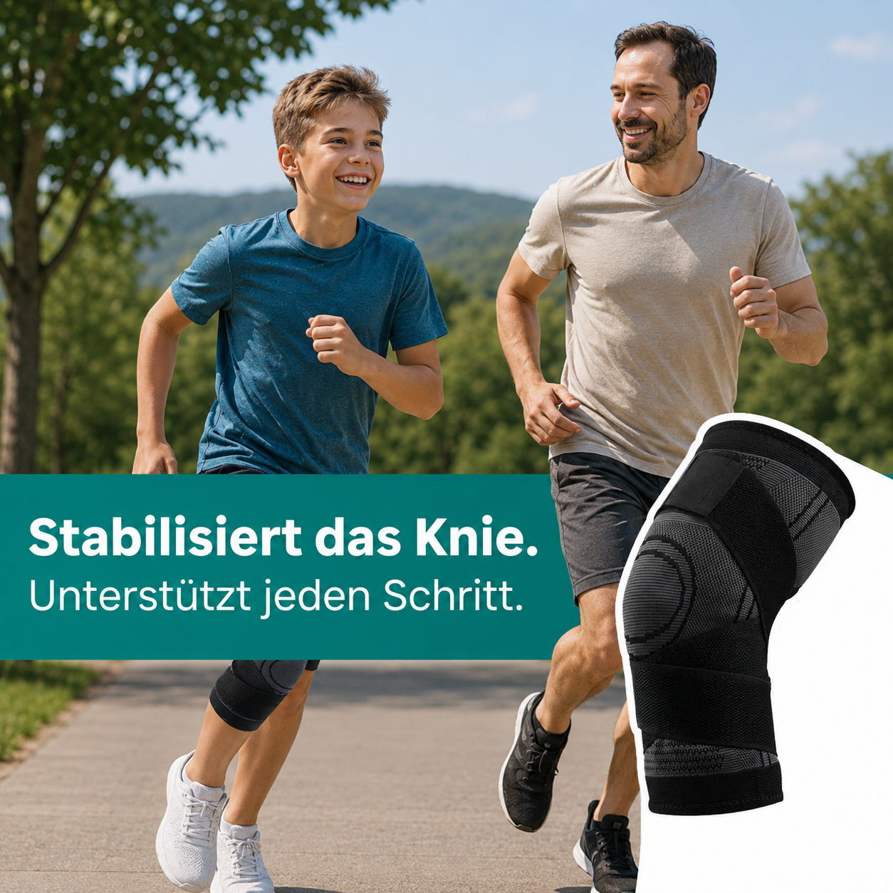 ComfortKnee Bandage | Kniestütze für kleine Sportler